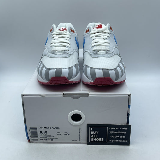 Size 5.5 - Parra x Nike Air Max 1 White (AT3057-100)