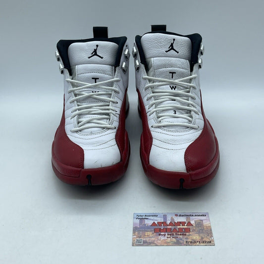 Size 10.5 - Jordan 12 Retro 2023 Mid Cherry Red Black White Leather (CT8013-116)