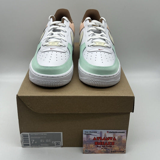 Nike Air Force 1 Low LV8 Ice Cream GS 7Y Youth Sneaker Pastel Limited Edition DS