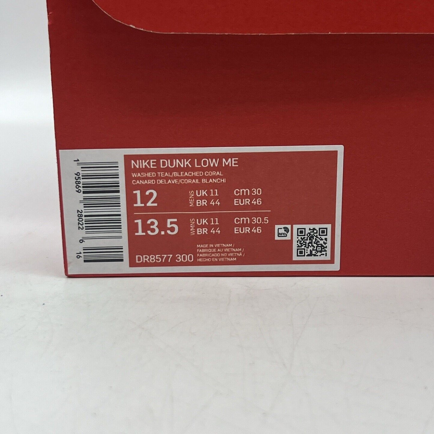 Size 12 - Nike Dunk Low Washed Teal Snakeskin 2022 Brand New Og All