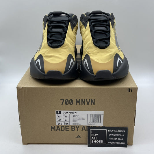 Size 11.5 - adidas Yeezy Boost 700 MNVN Honey Flux Yellow Leather (GZ0717)