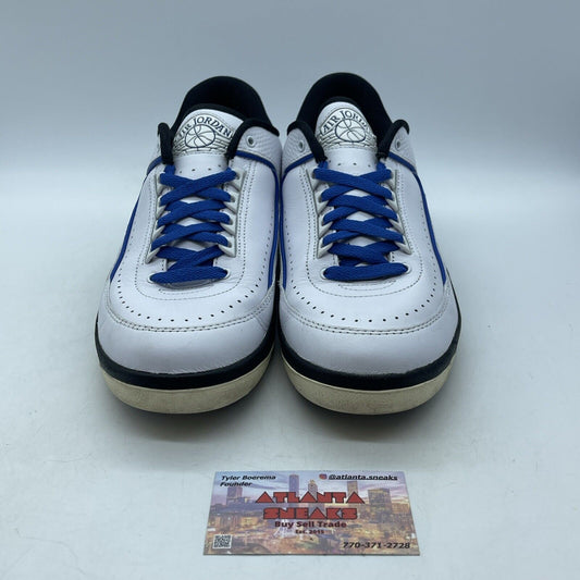 Size 10W - Air Jordan 2 Retro Low Varsity Royal Blue White Leather (DX4401-104)