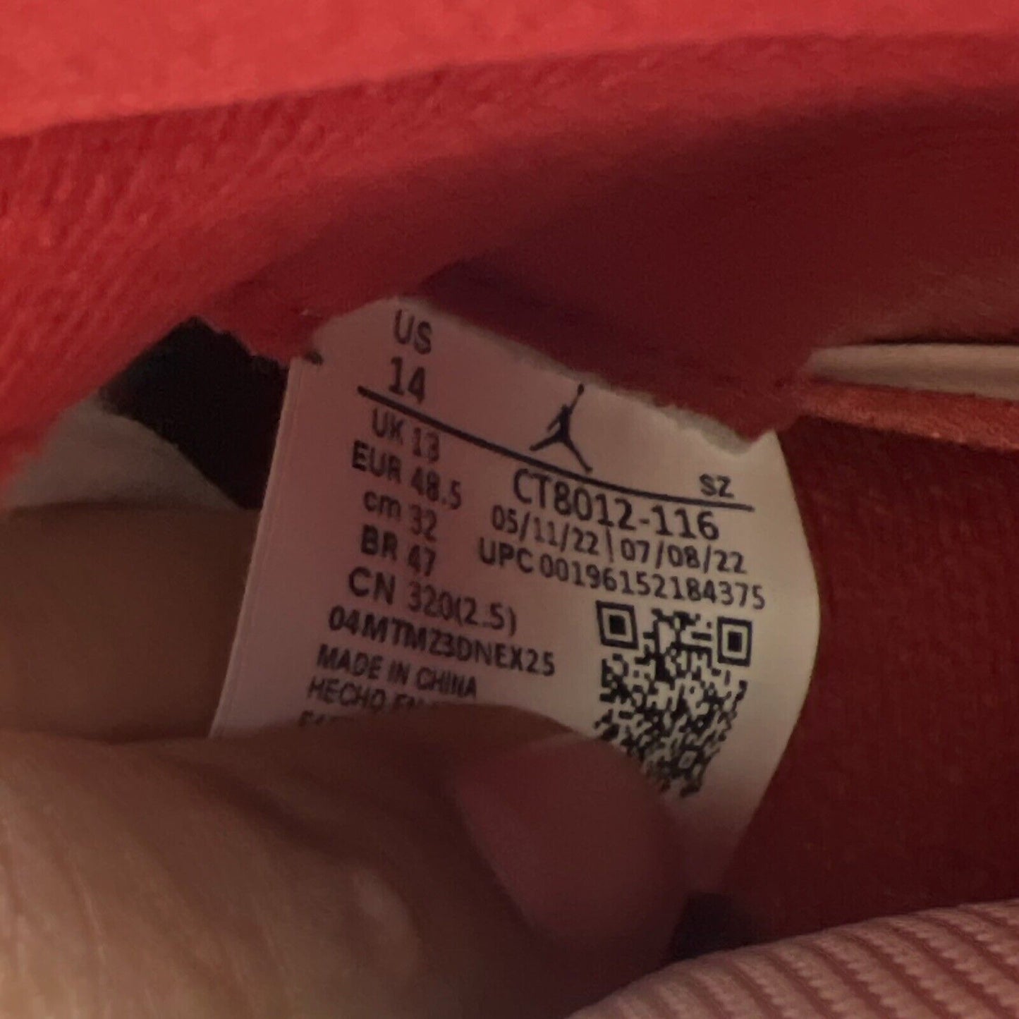 Size 14 - Air Jordan 11 Retro High Cherry (CT8012-116)