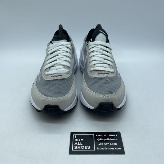 Size 7Y - Nike Waffle One GS Summit White Black Grey Suede Leather (DC0481-100)