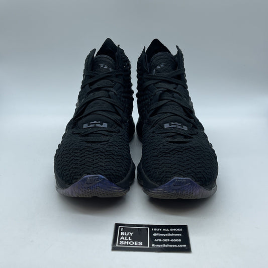 Size 12 - Nike LeBron 17 Currency Black White Suede (BQ3177-001)