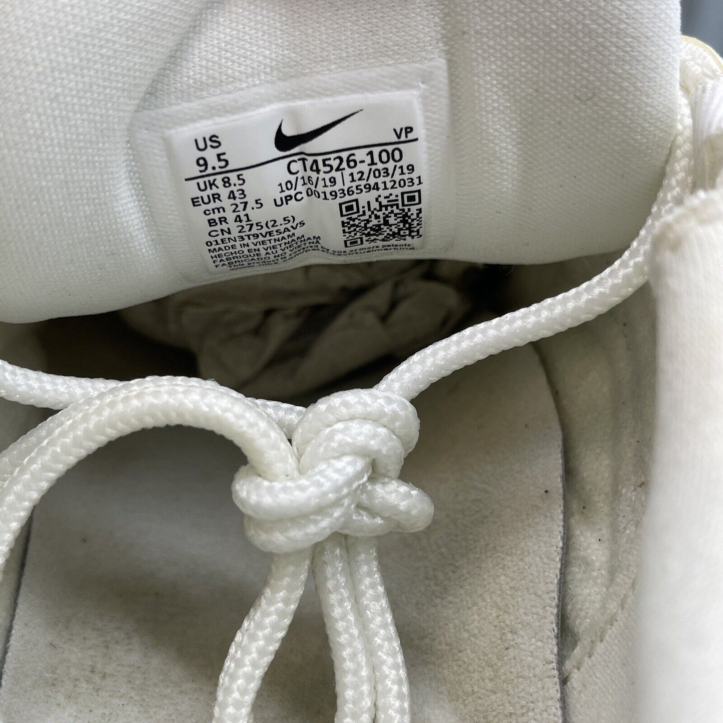 Size 9.5 - Nike Air Max 97 White Ice Leather (CT4526-100)