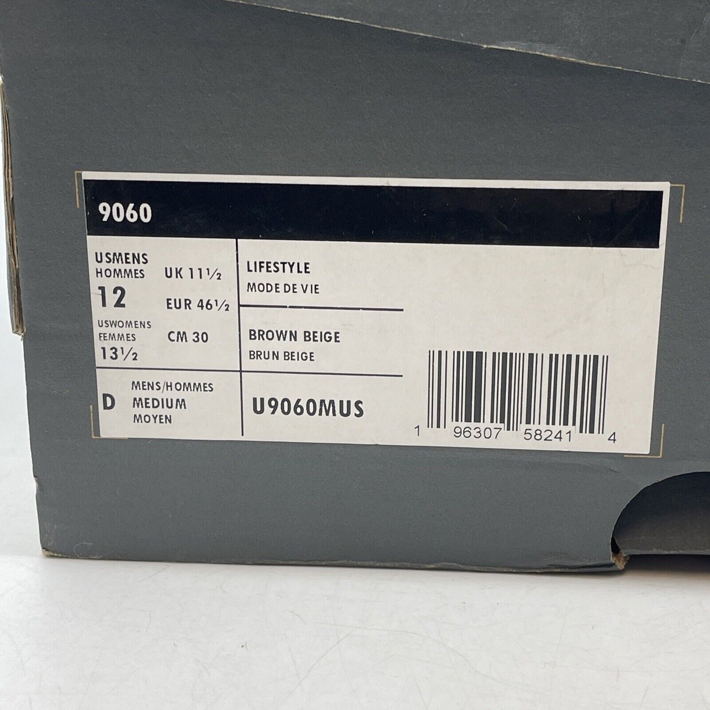 Size 12 - New Balance 9060 Cherry Blossom Pack Mushroom Brown Suede (U906MUS)