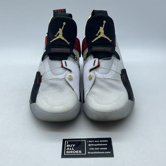 Size 8 - Air Jordan 33 Future of Flight Black Red White Suede Leather AQ8830-100