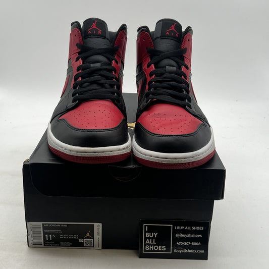 Size 11.5 - Air Jordan 1 Mid Banned 2020 (554724-074)