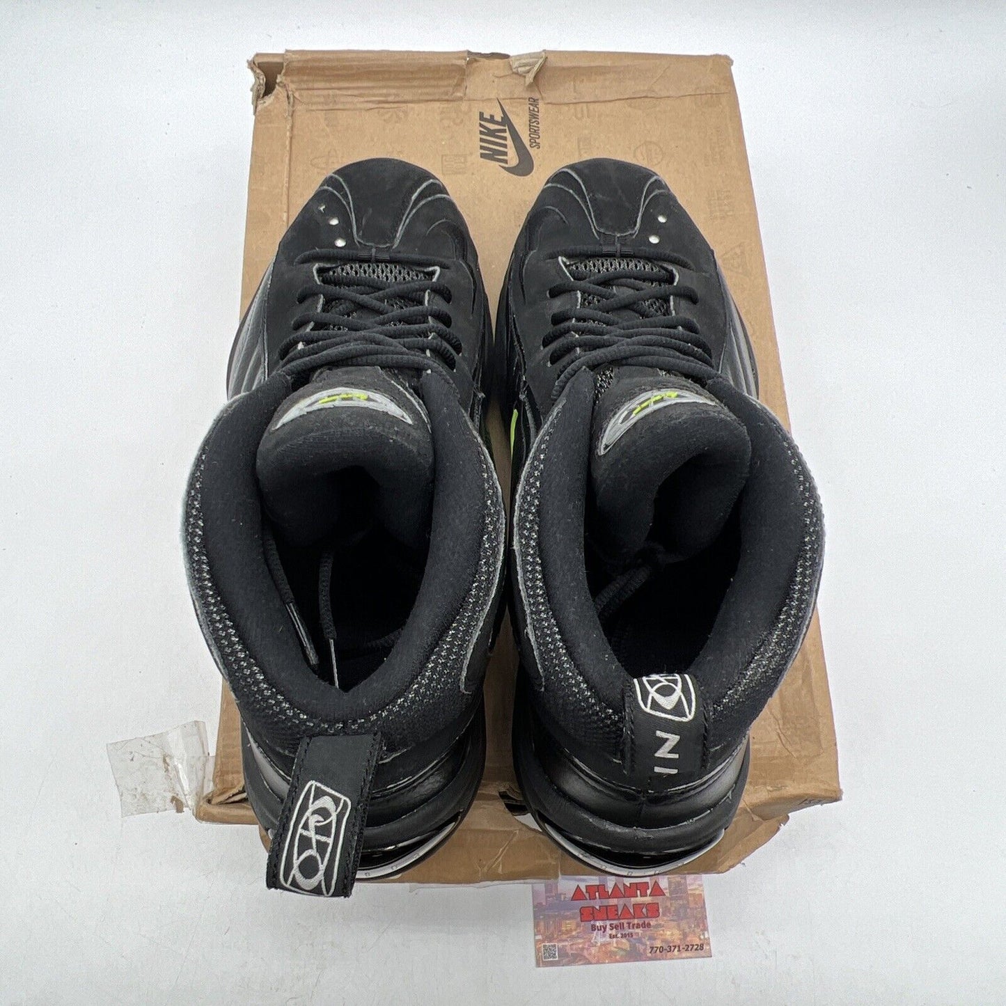 Size 11 - Nike Air Total Max Uptempo LE Black Volt Leather (366724-071)
