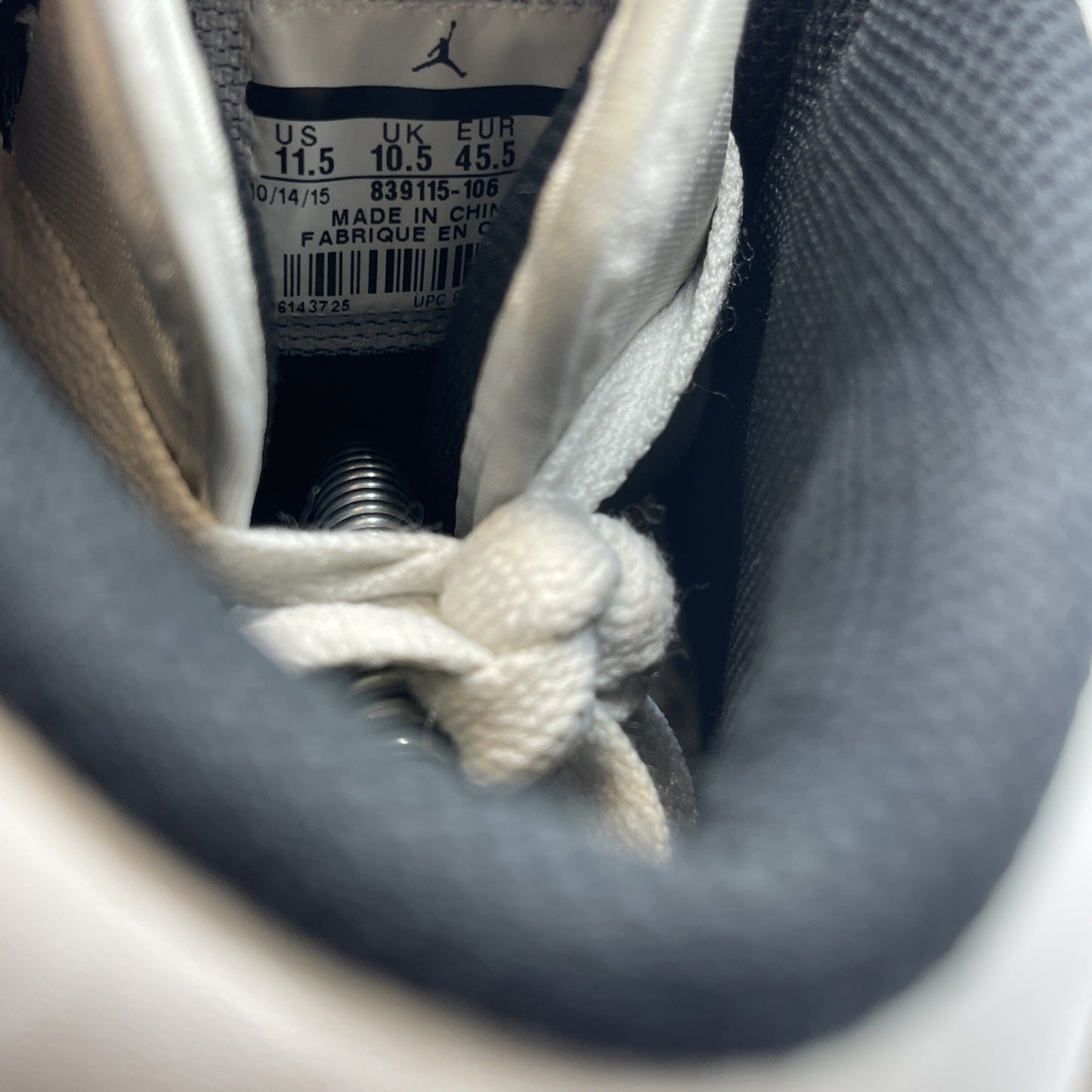 Size 11.5 - Air Jordan 1 Retro High White Elephant Grey White (839115-106)