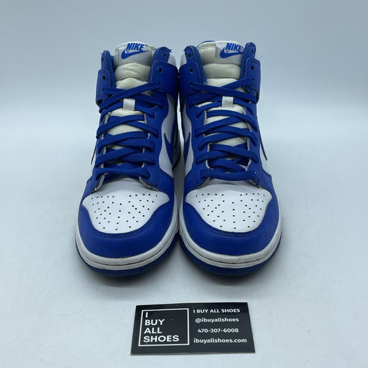 Size 6.5Y - Nike Dunk 2021 High Kentucky Blue White Leather (DB2179-102)