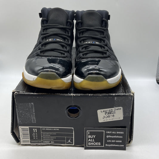 Size 11 - Air Jordan 11 Retro 2009 Space Jam Black Suede Leather (378037-041)