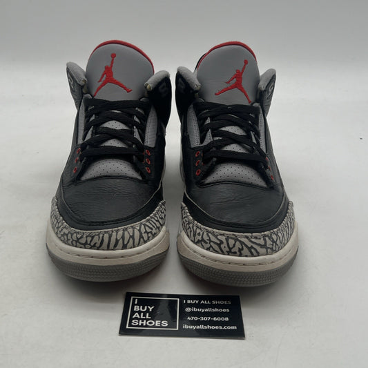 Size 10 - Air Jordan 3 Retro OG Mid Black Cement (854262-001)
