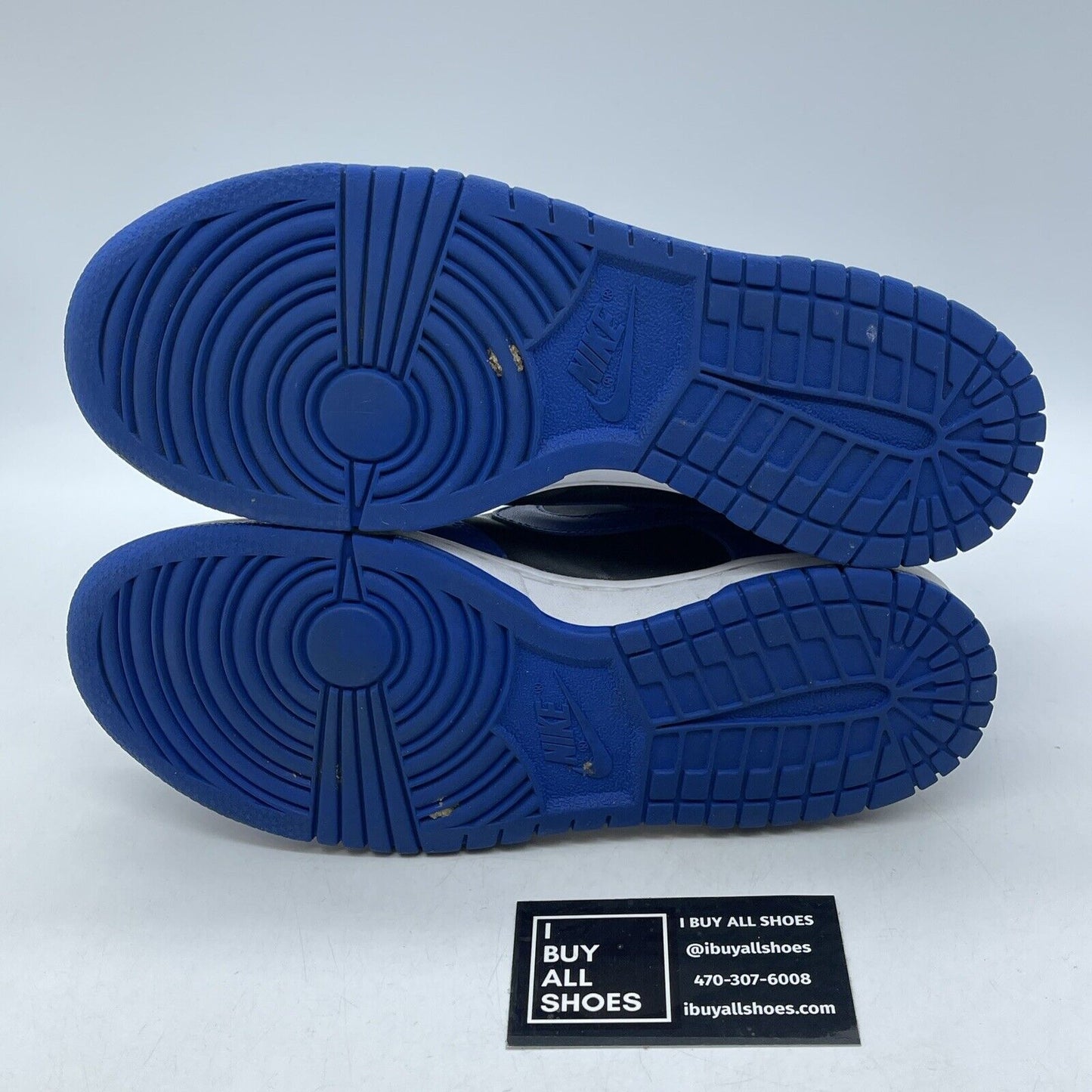 Size 6.5Y - Dunk Low Hyper Cobalt (GS) Blue Black White Leather (CW1590-001)