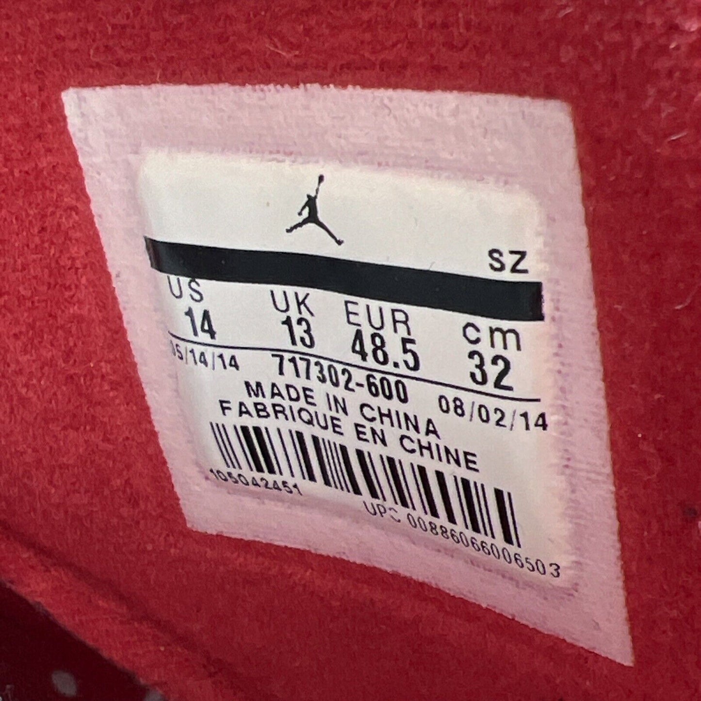 Size 14 - Air Jordan 6 Retro Slam Dunk (717302-600)