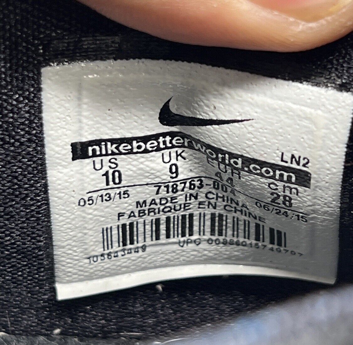 Size 10 - Nike Kobe 10 Elite Commander Black Grey (718763-004)