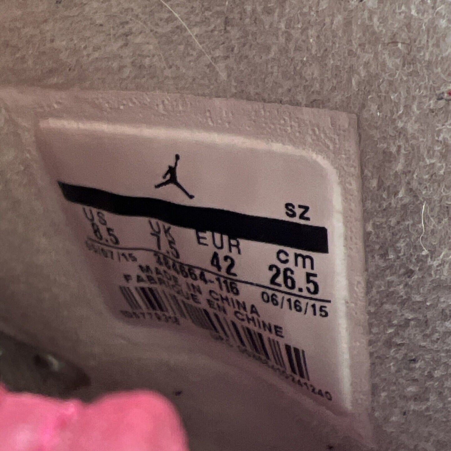 Size 8.5 - Air Jordan 6 Retro 2015 Maroon (384664-116)