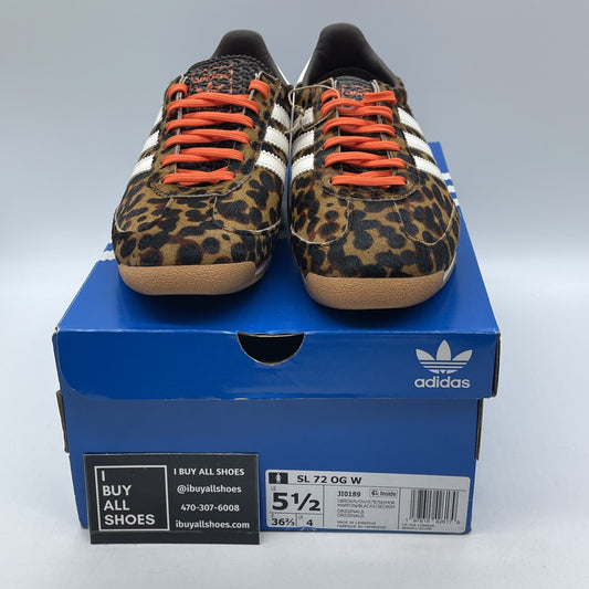 Size 5.5W - adidas SL72 OG Cheetah Pack Impact Orange Brown (JI0189)