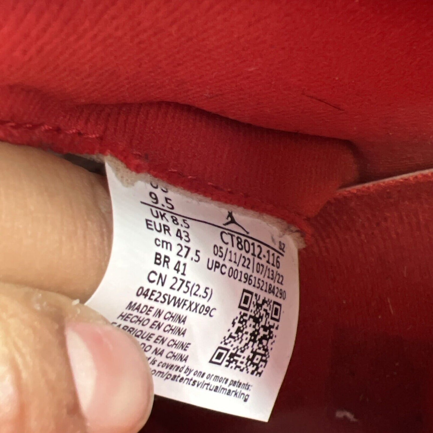 Size 9.5 - Air Jordan 11 Retro High Cherry (CT8012-116)