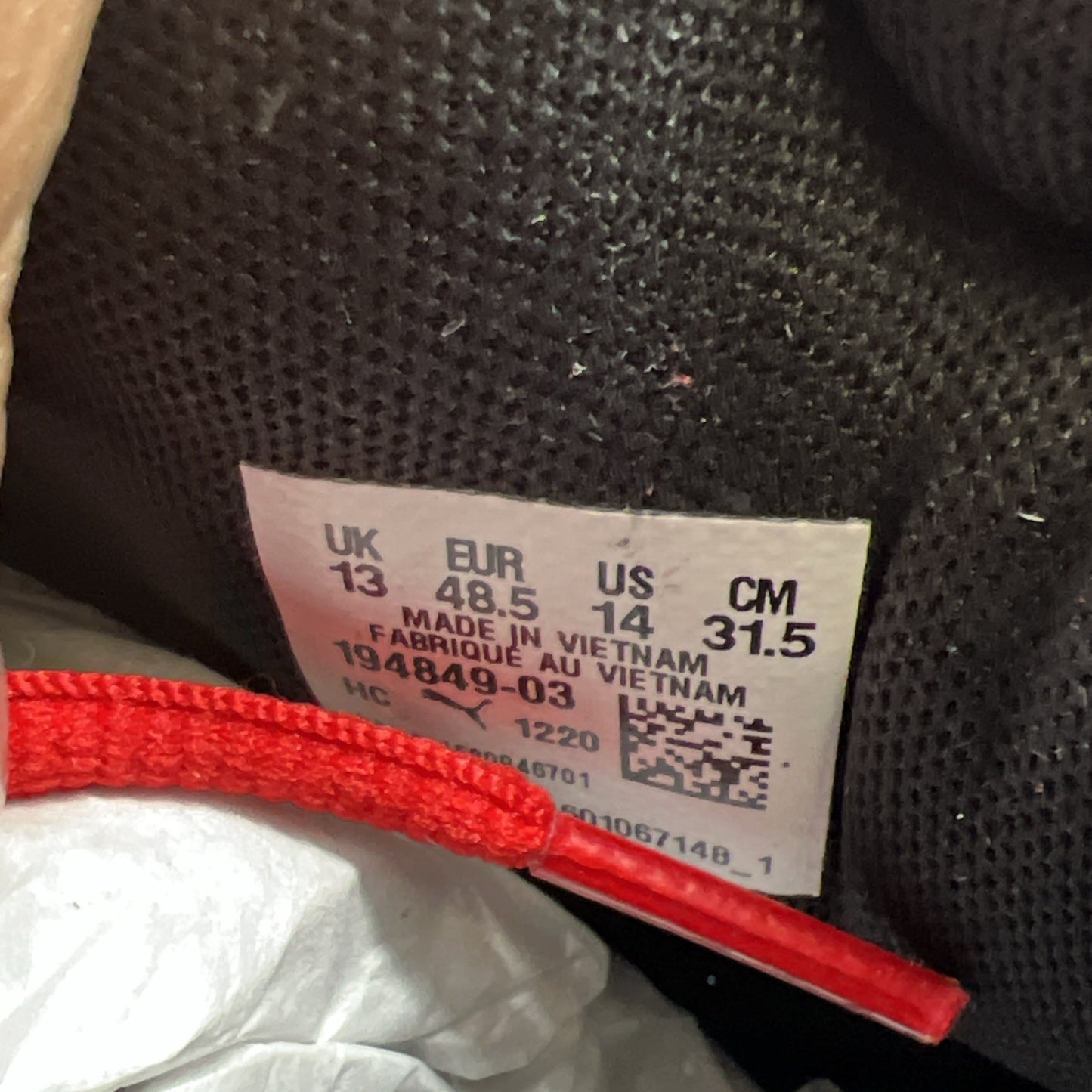 Size 14 - PUMA J. Cole x RS-Dreamer 2 Off-Season Red (194849-03)