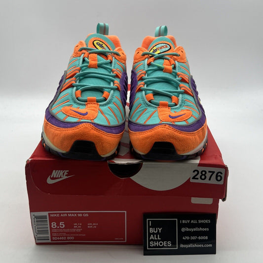 Size 8.5 - Nike Air Max 98 QS Cone (924462-800)