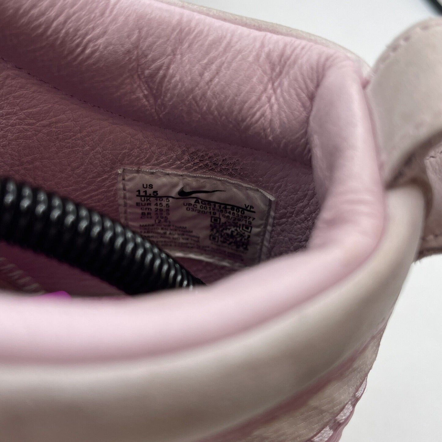 Size 11.5 - Nike John Elliott x LeBron Icon Tulip Pink Suede (AQ0114-600)