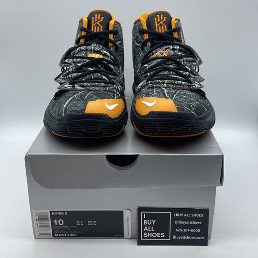 Size 10 - Nike Kyrie 5 PE Taco Orange Black Suede (AO2918-902)