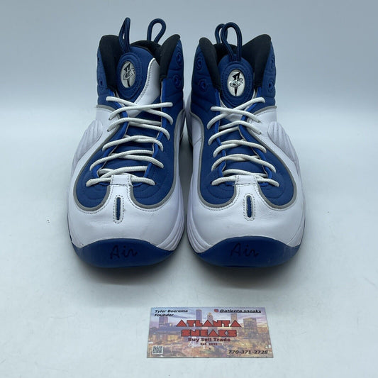 Size 10 - Nike Air Penny 2 QS 2023 Atlantic Blue White Suede (FN4438-400)