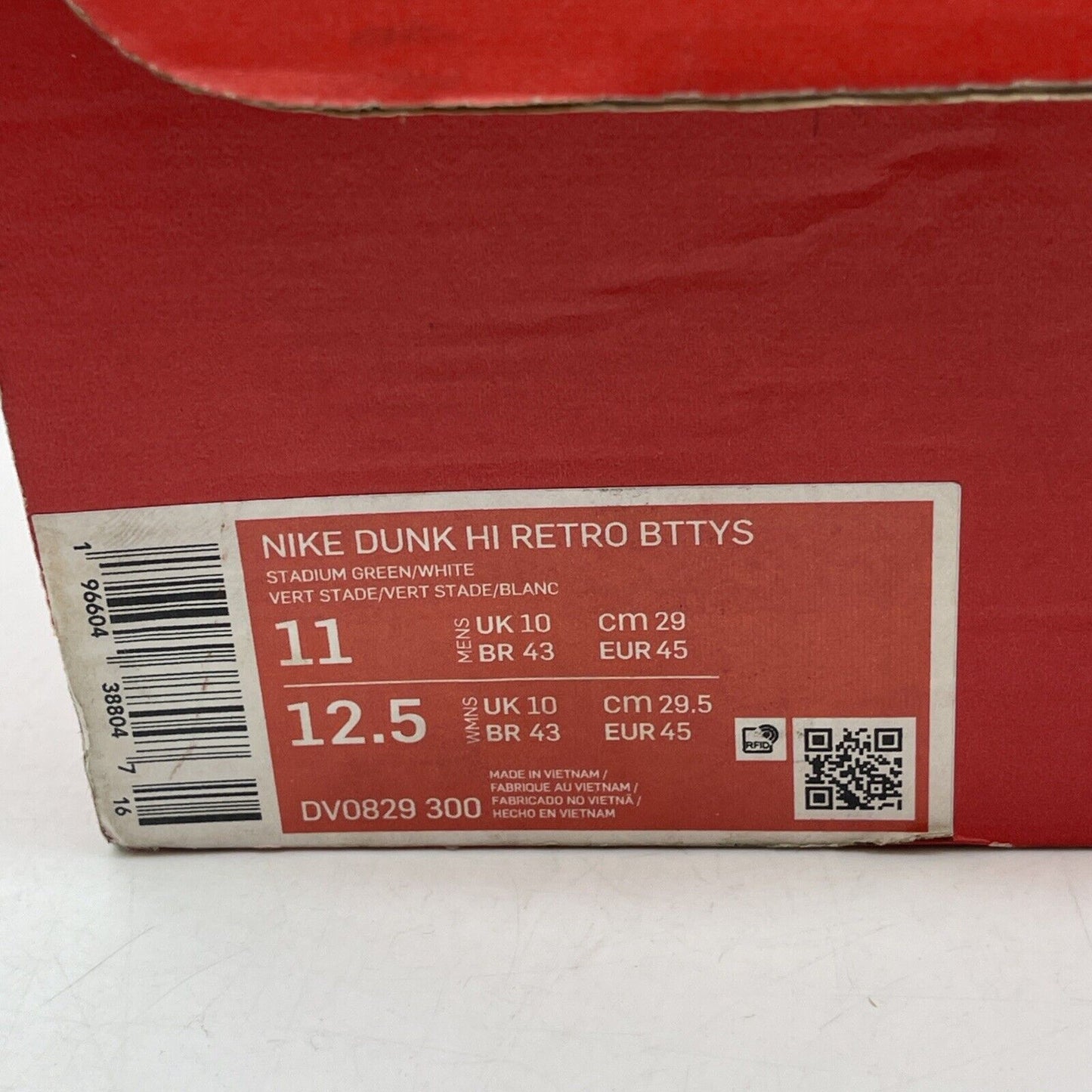 Size 11 - Nike Dunk High White Stadium Green White Leather (DV0829-300)