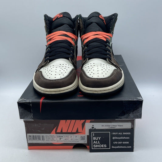 Size 7.5 - Jordan 1 High OG Crafted Brown White Suede Leather (DH3097-001)