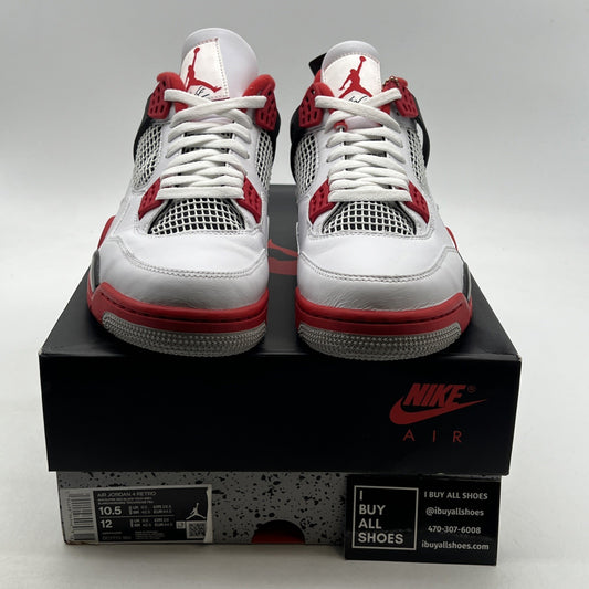 Size 10.5 - Air Jordan 4 Retro OG Mid Fire Red (DC7770-160)