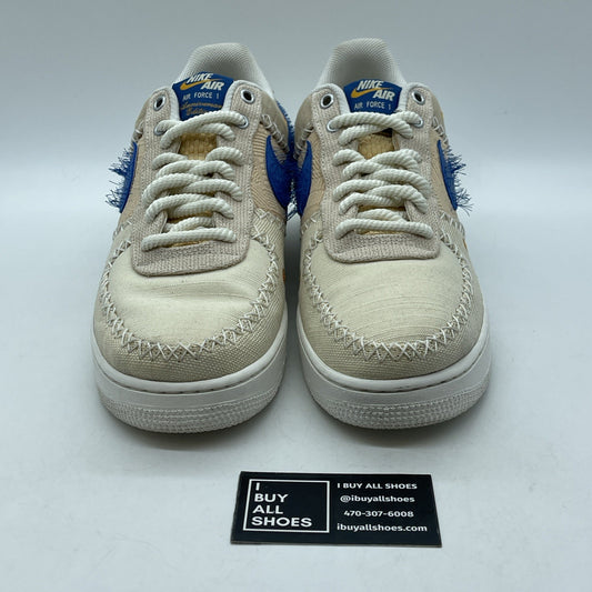 Size 10.5 - Nike Air Force 1 '07 LA Flea Tan White Suede (DV2215-100)