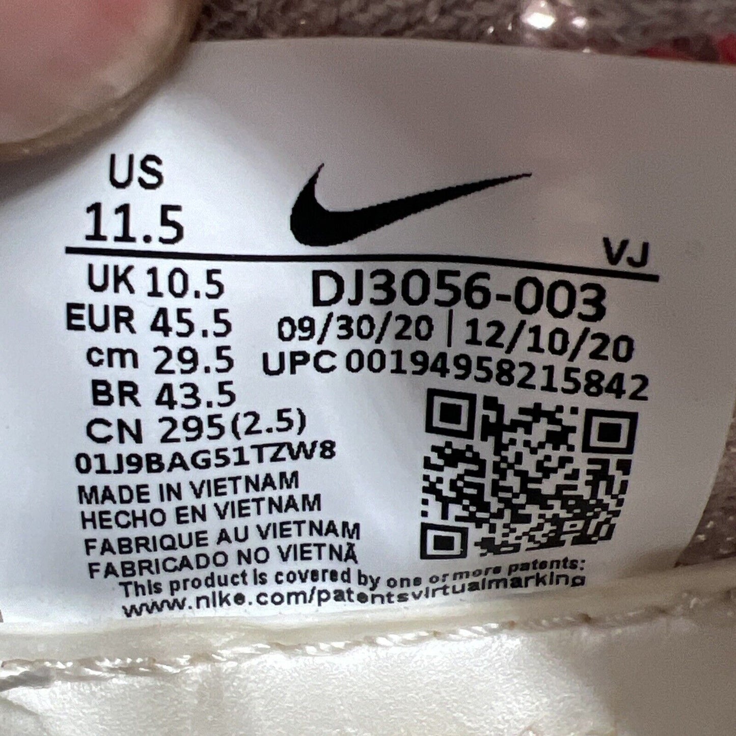 Size 11.5 - Nike Space Hippie 01 Melon Tint Grey Orange (DJ3056-003)
