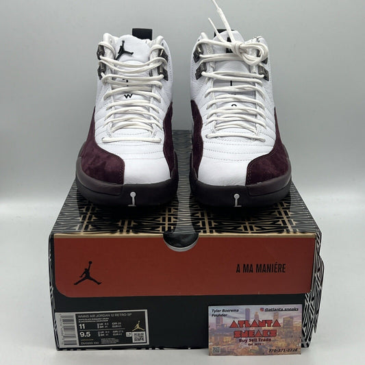 Size 11 - Jordan 12 Retro SP x A Ma Maniere Mid White W. Brand New Og All