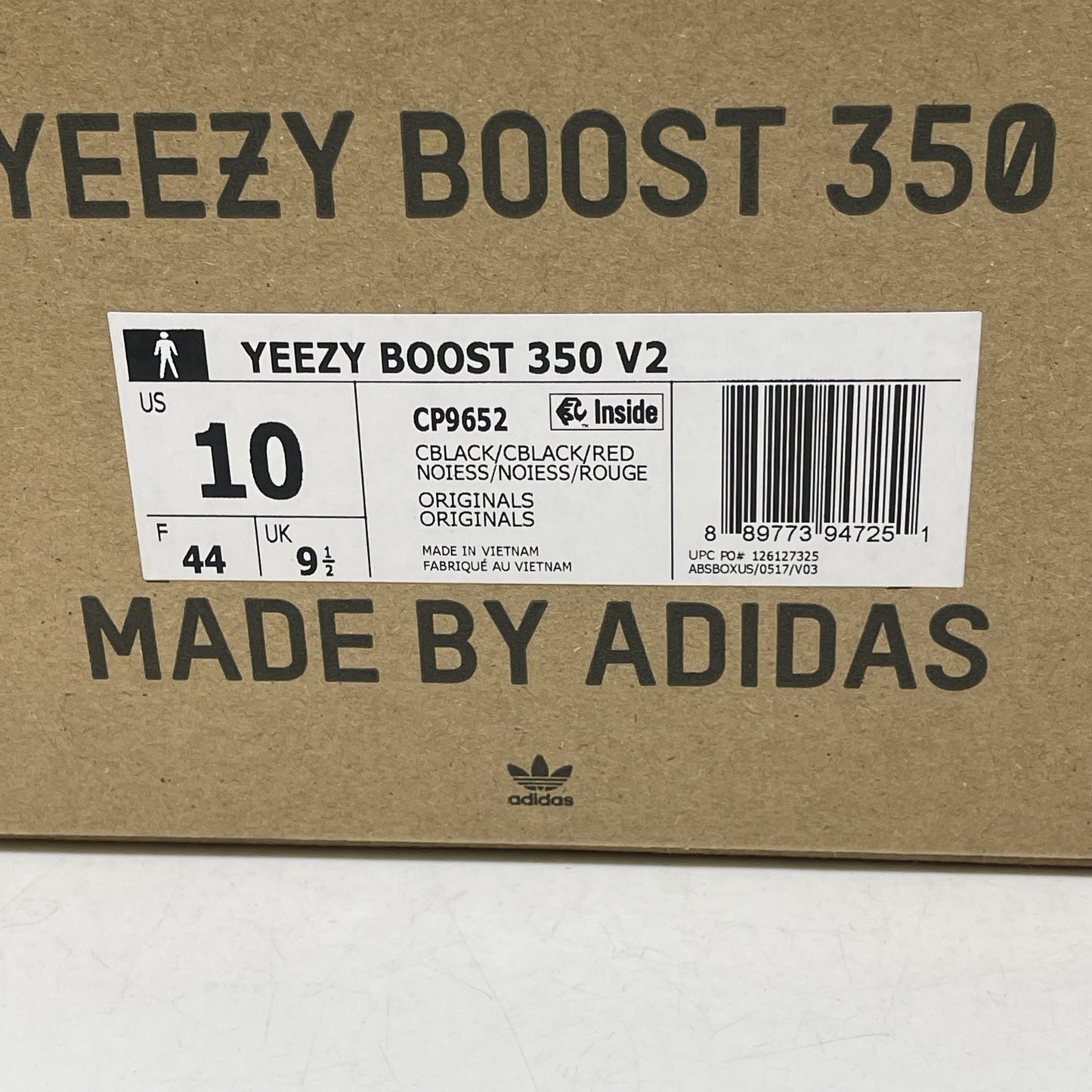 Size 10 - adidas Yeezy Boost 350 V2 Low Bred (CP9652