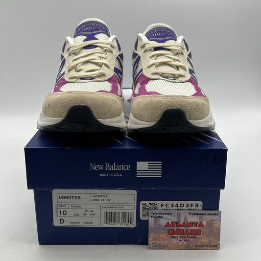 Size 10 - New Balance Teddy Santis x 990v6 Made in USA Macadamia Nut Magenta