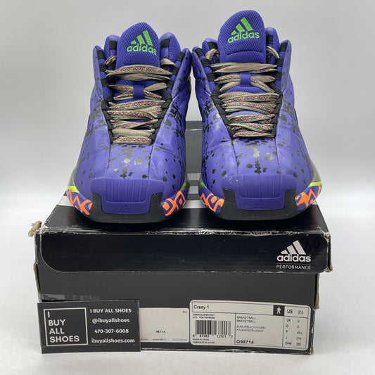 Size 9.5 - ADIDAS Crazy 1 KOBE BRYANT PE Purple All Star Game ASG (G9871)
