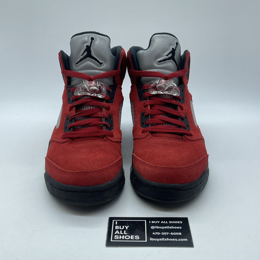 Size 7.5 - Jordan 5 Retro Mid Raging Bull Red Black Suede (DD0587-600)