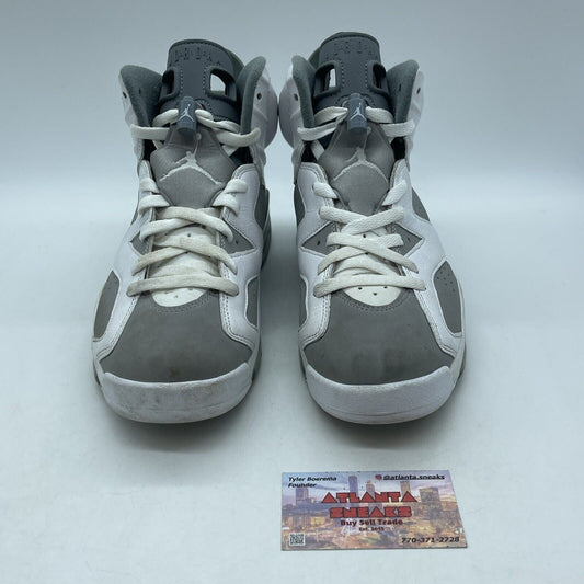 Size 9 - Jordan 6 Retro Low Cool Grey Suede White Leather (CT8529-100)