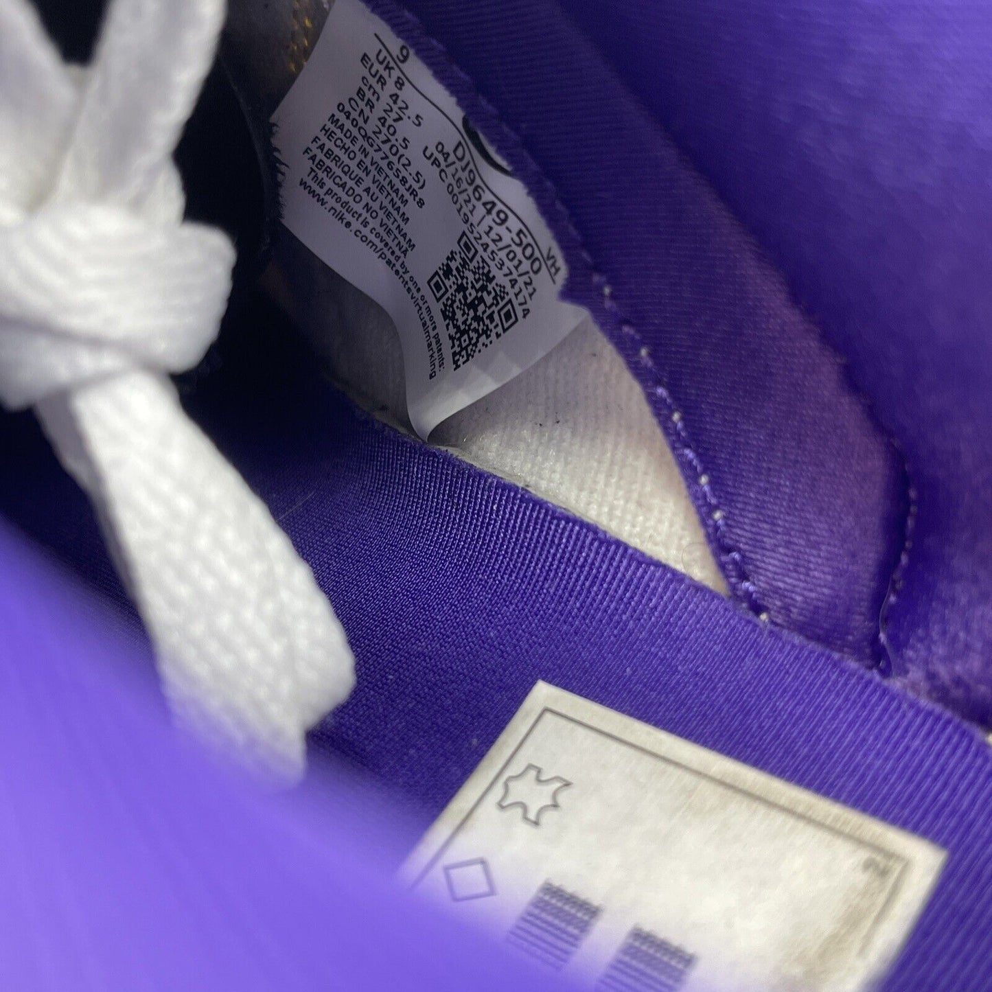 Size 9 - Nike Union LA x Dunk Low Passport Pack Court Purple (DJ9649-500)