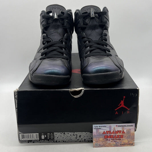Size 8.5 - Air Jordan 6 Retro All Star - Chameleon Purple Blue Black 907961-015