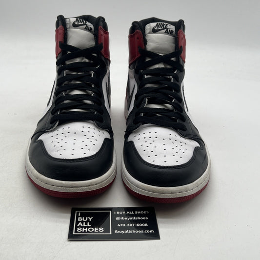 Size 12 - Air Jordan 1 Retro High OG Black Toe 2016 (555088-125)