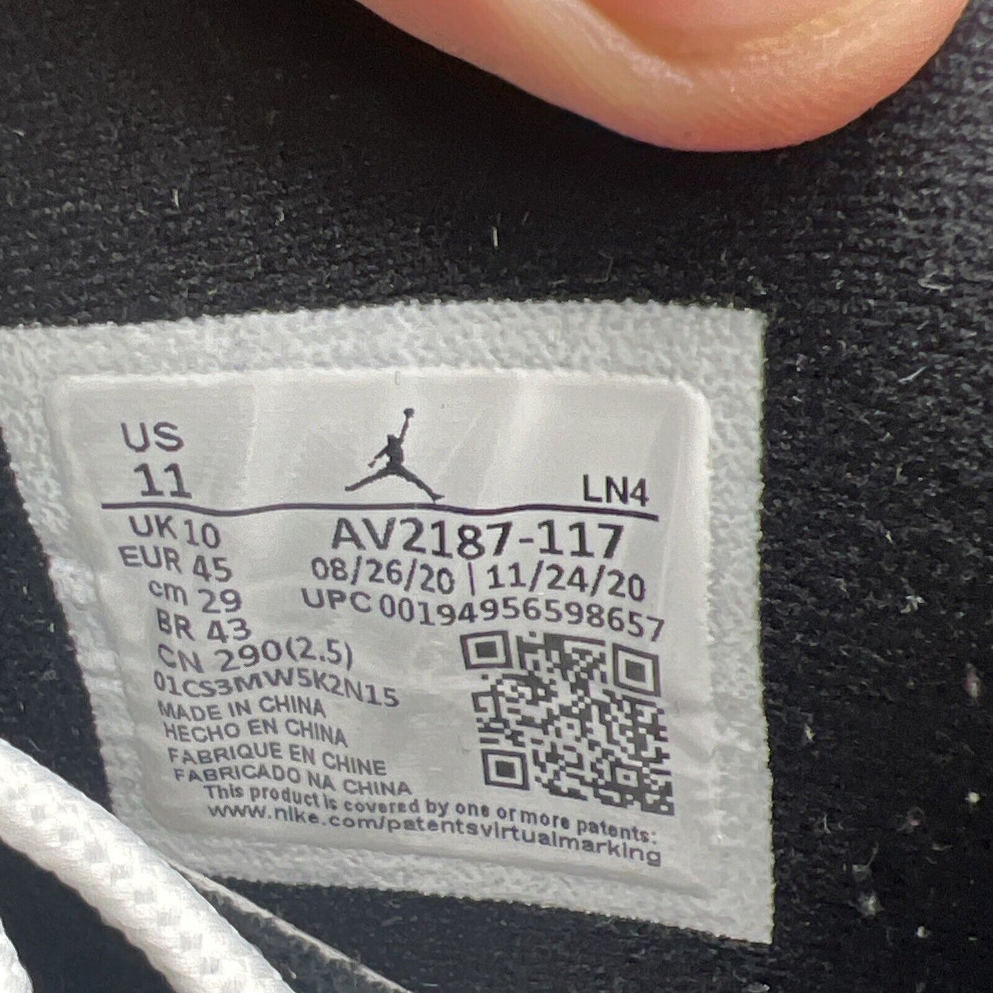Size 11 - Air Jordan 11 Retro Low Legend Blue (AV2187-117)