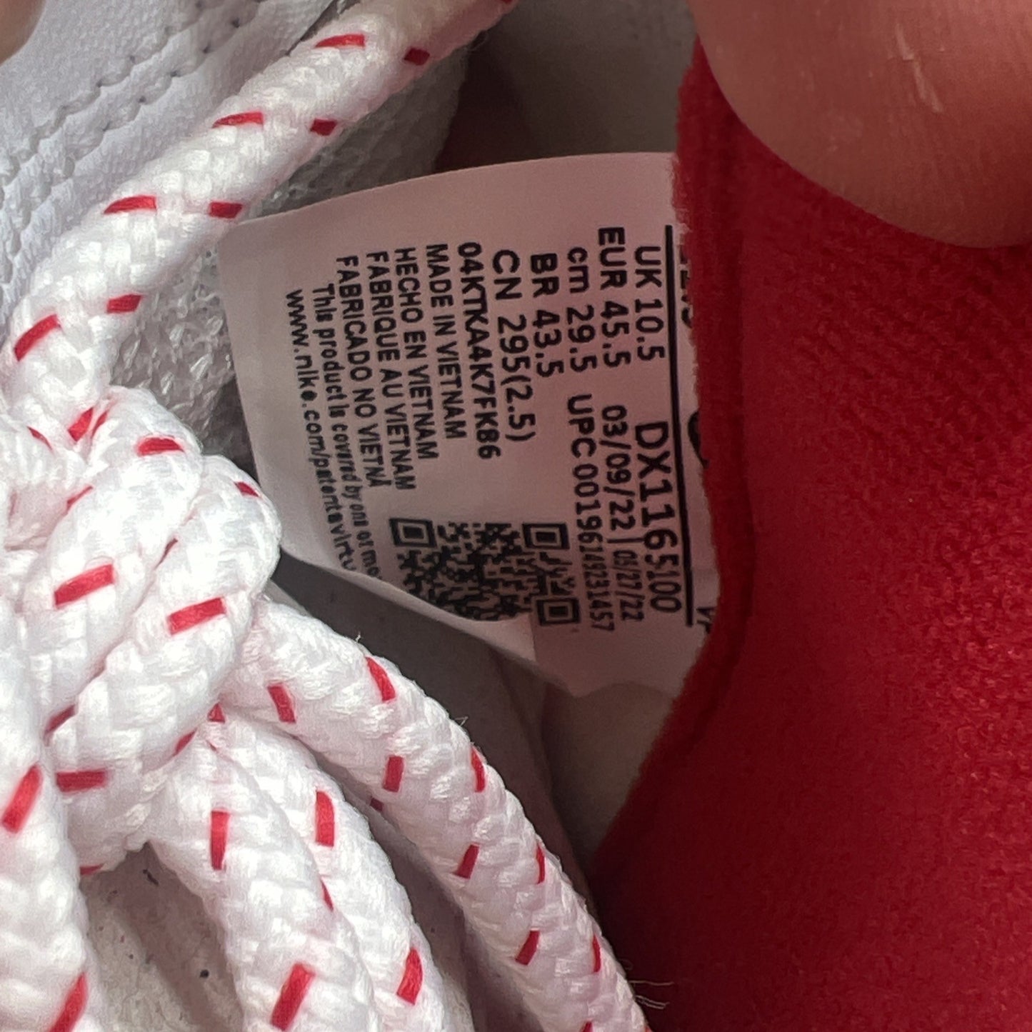 Size 11.5 - Nike Air Zoom Flight 95 2023 True Red (DX1165-100)