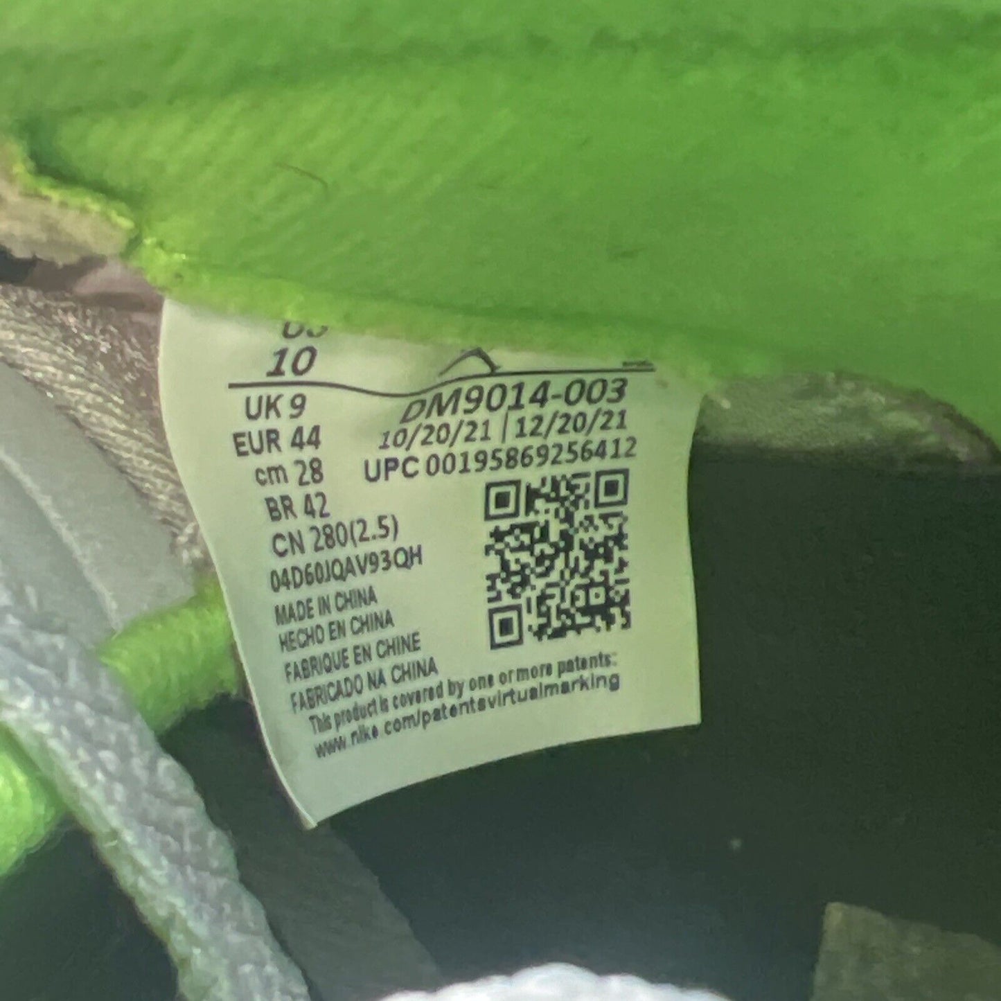 Size 10 - Jordan 5 Retro Green Bean Grey (DM9014-003)