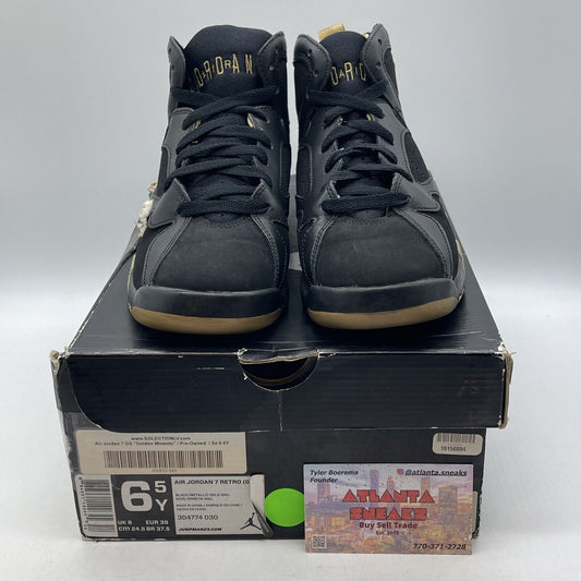 Size 6.5Y - Air Jordan 7 Retro GS Golden Moments Suede Leather (304774-030)
