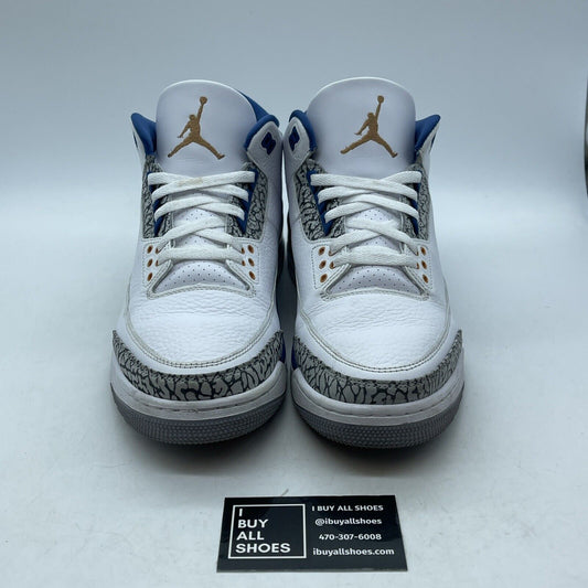 Size 11 - Jordan 3 Retro Mid Washington Wizards Blue White Grey (CT8532-148)
