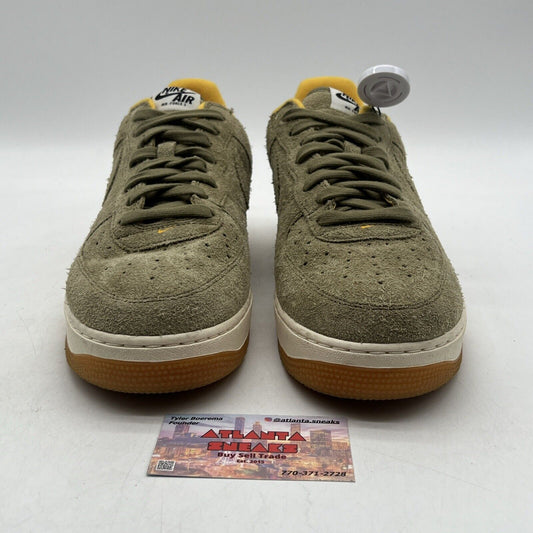 Size 12 - Nike Air Force 1 Retro Low EYBL White Gum Olive (AJ1872-209)