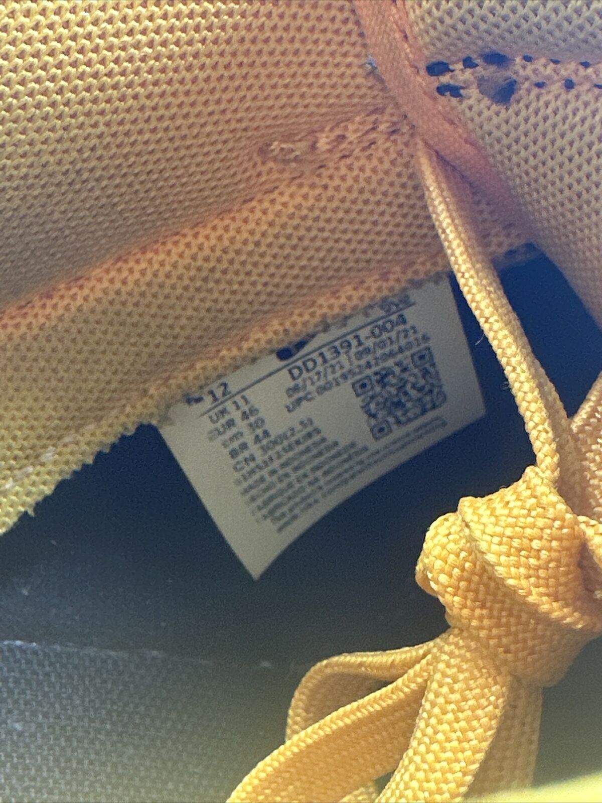 Size 12 - Nike Dunk Low Championship Goldenrod 2021